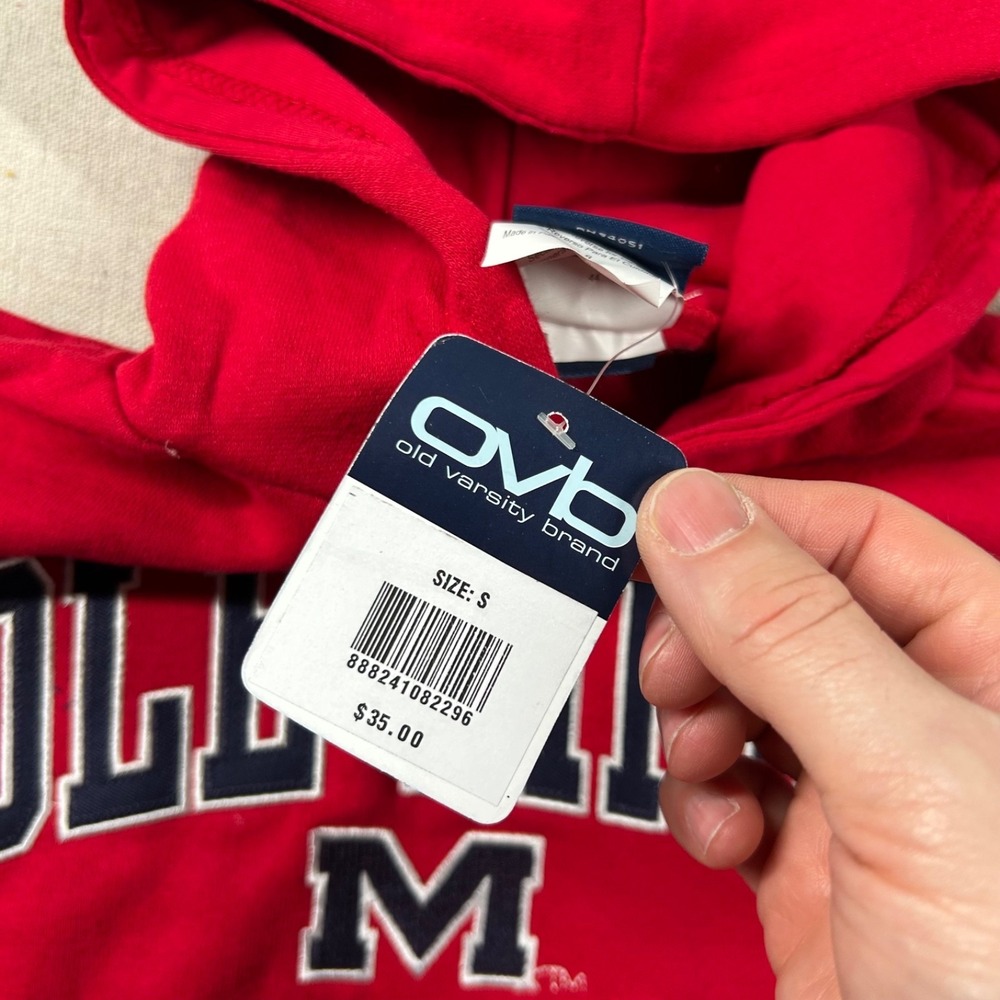 OVB Ole Miss Hoodie Womens Sm Rebels University NCAA College Embroidered - Picture 5 of 9